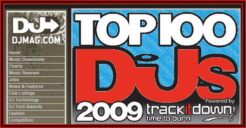 The top 100 best DJs from DJ Mag's poll named their best tracks for 2009